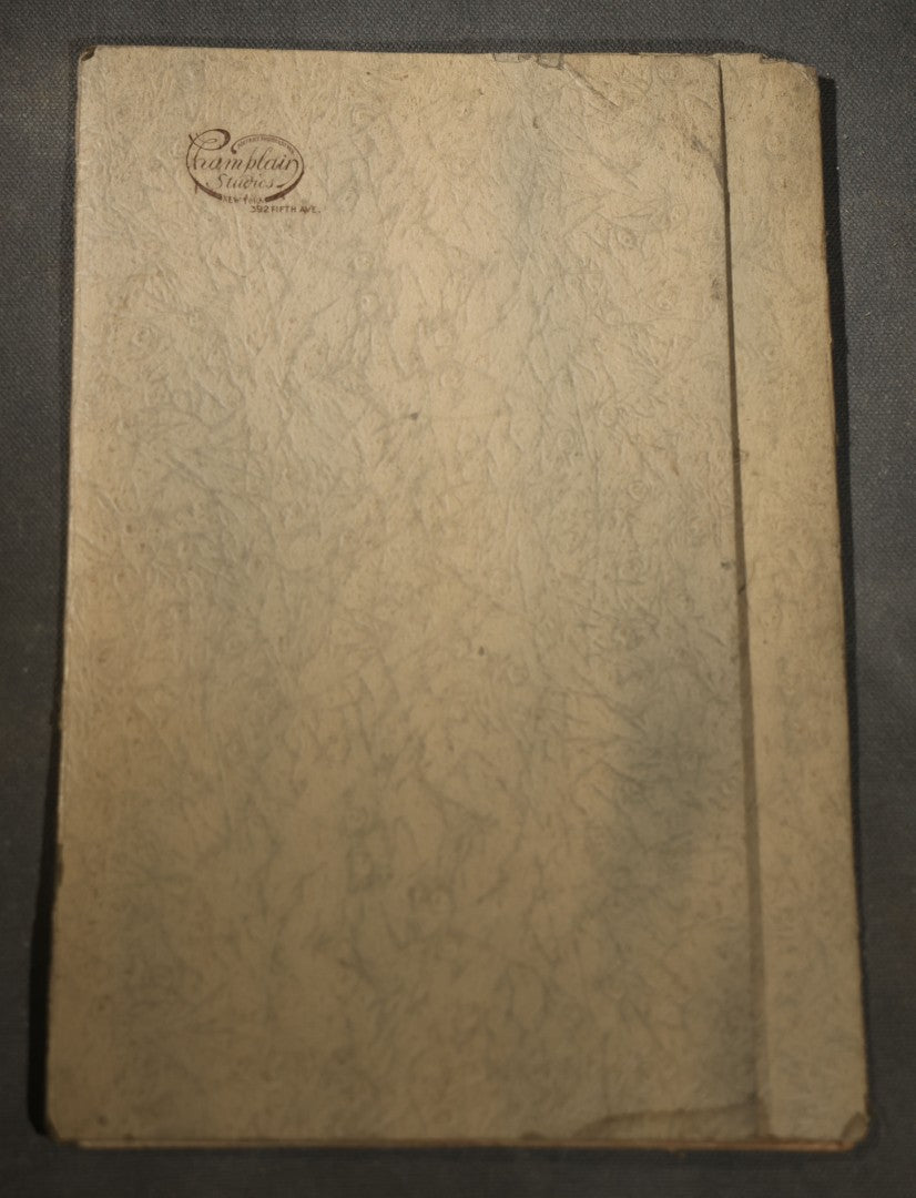 Vintage Fashion Portrait Pencil and Pen Drawings in Folder, Female Figures, dated November 25, 1932