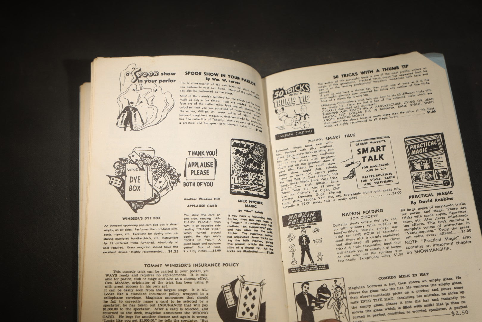 "Secrets of Ventriloquism" Vintage Magic Instruction Booklet by Calostro, D. Robbins & Co., New York, circa 1930s