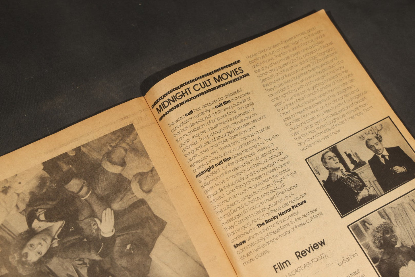 Vintage "The Transylvanian" Vol. 1 No. 3, National Rocky Horror Fan Club Magazine, Missing Cover, 1979