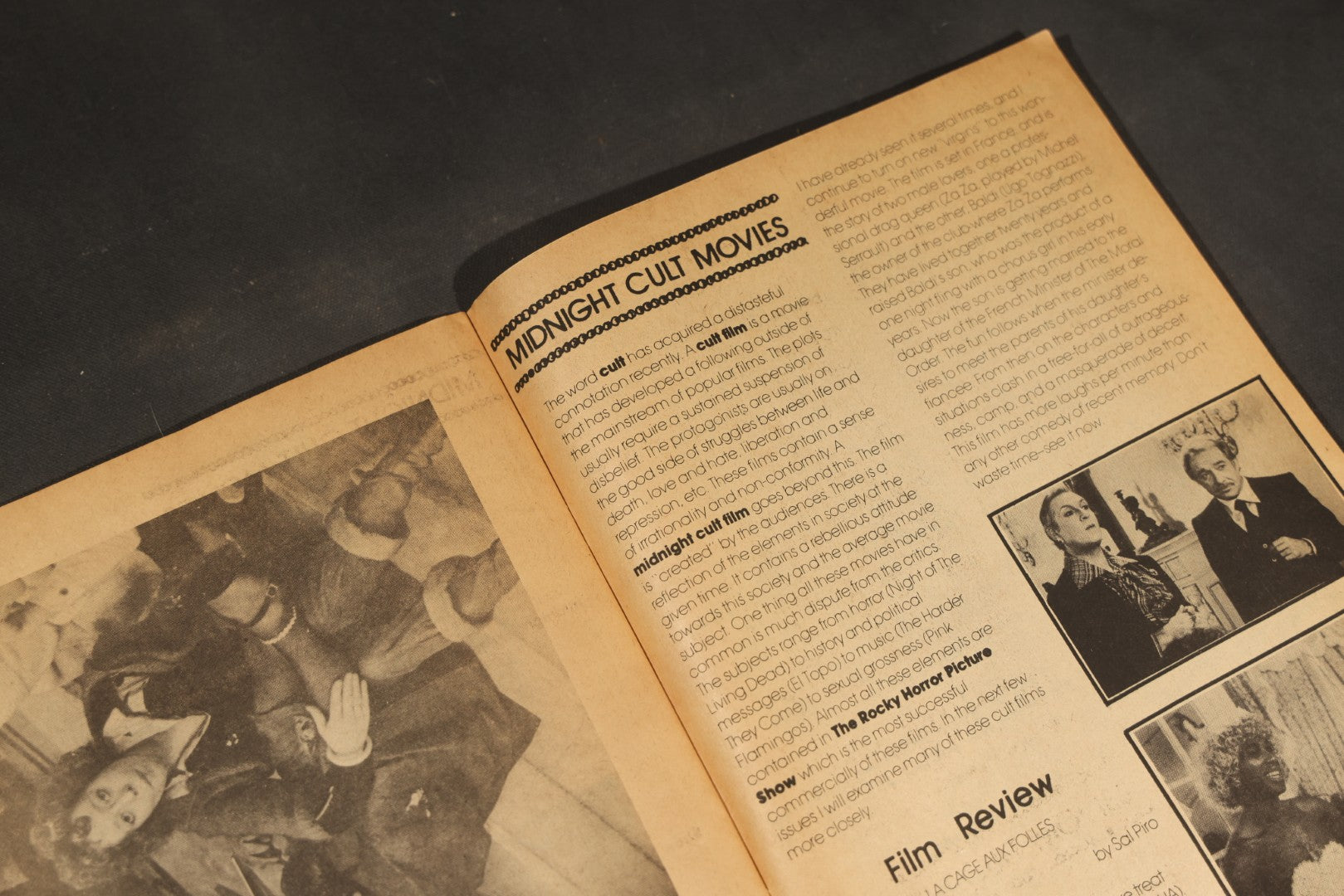 Vintage "The Transylvanian" Vol. 1 No. 3, National Rocky Horror Fan Club Magazine, Missing Cover, 1979