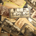 Lot 082 - Grouping of 30+ Antique photographic Stereoview Cards including Buildings, Landscapes, Architecture, and more