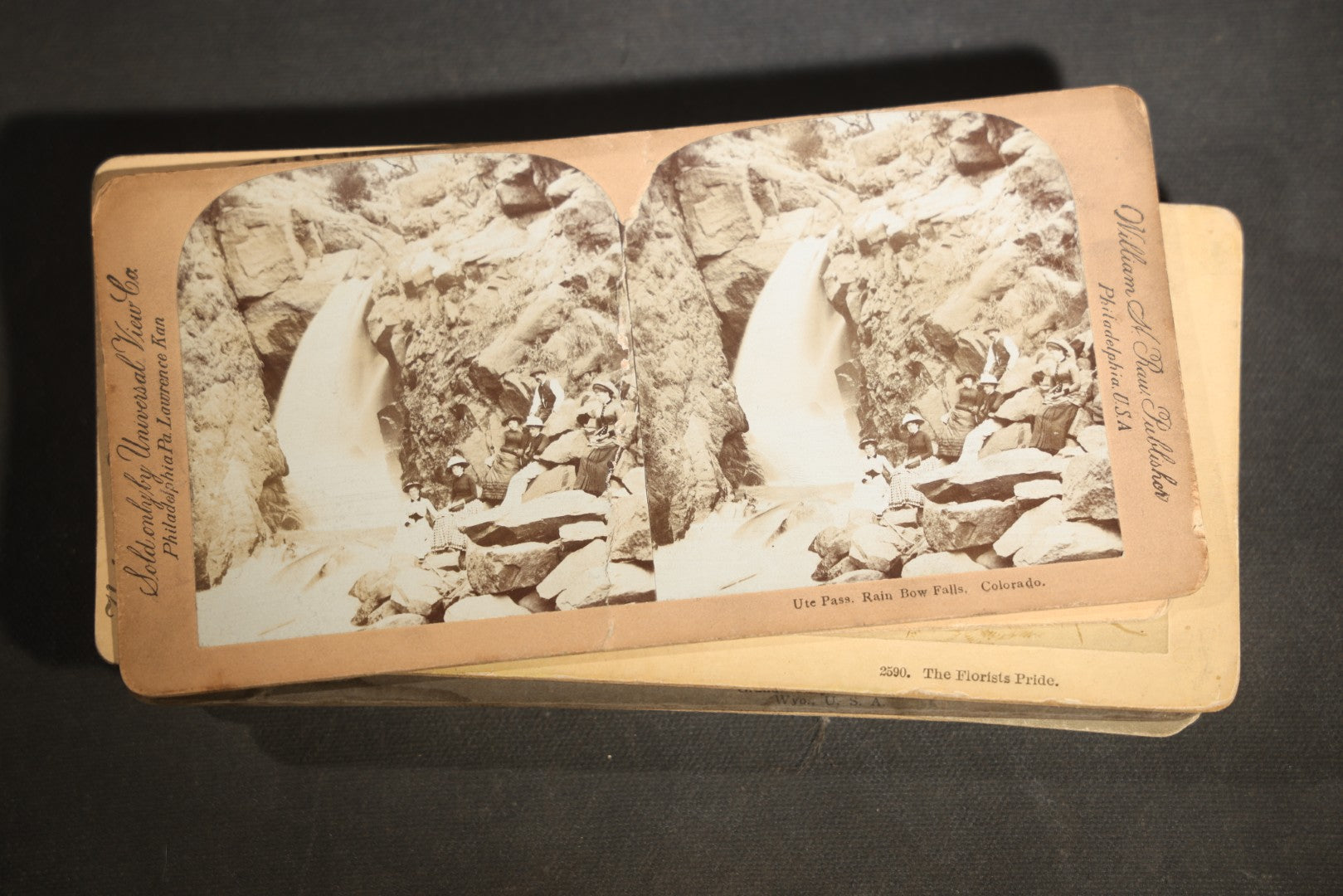 Grouping of 30+ Antique photographic Stereoview Cards including Buildings, Landscapes, Architecture, and more