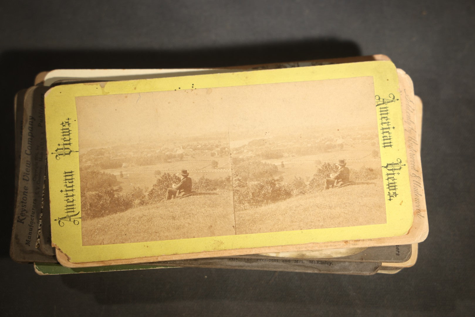 Grouping of 30+ Antique photographic Stereoview Cards including Buildings, Landscapes, Architecture, and more