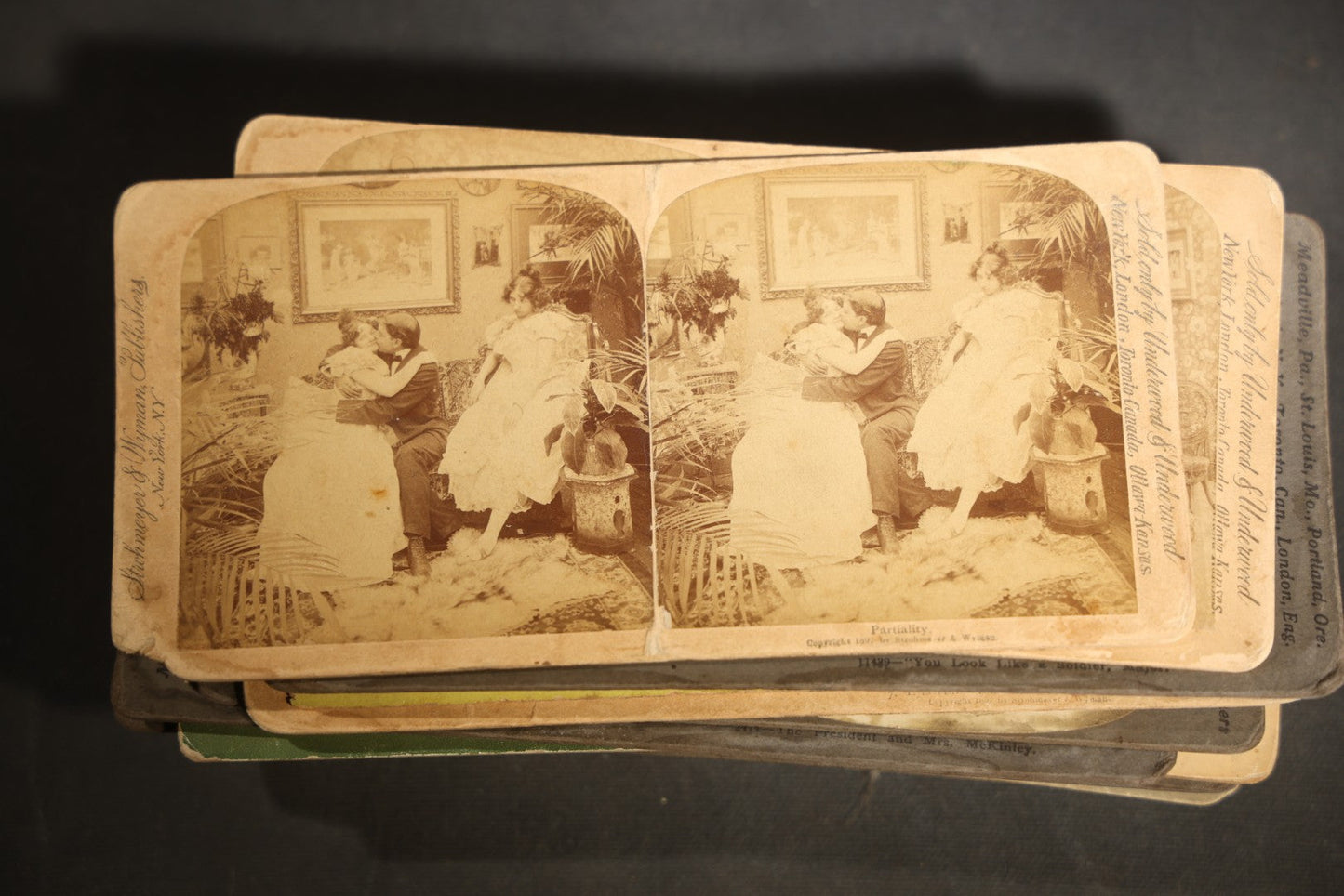 Grouping of 30+ Antique photographic Stereoview Cards including Buildings, Landscapes, Architecture, and more