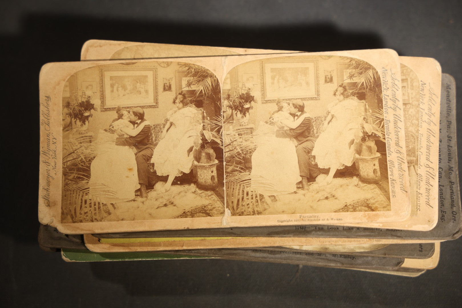 Grouping of 30+ Antique photographic Stereoview Cards including Buildings, Landscapes, Architecture, and more