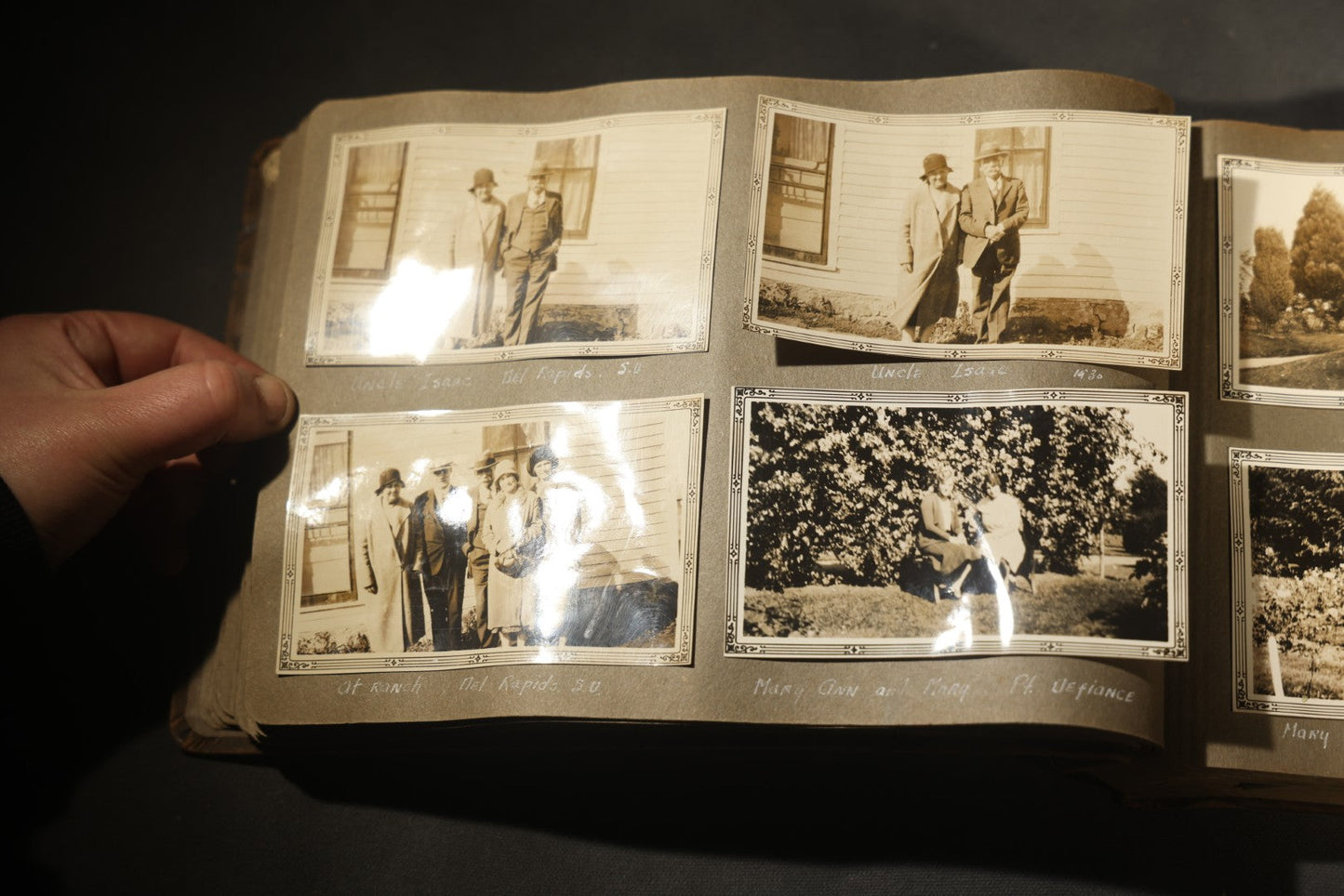 Antique Snapshot Photo Album Containing 200+ Snapshot Photographs, California Road Trip and Cross Country Travel Including Los Angeles, San Francisco, Catalina Island, Washington D.C., Niagara Falls, 1926-1930
