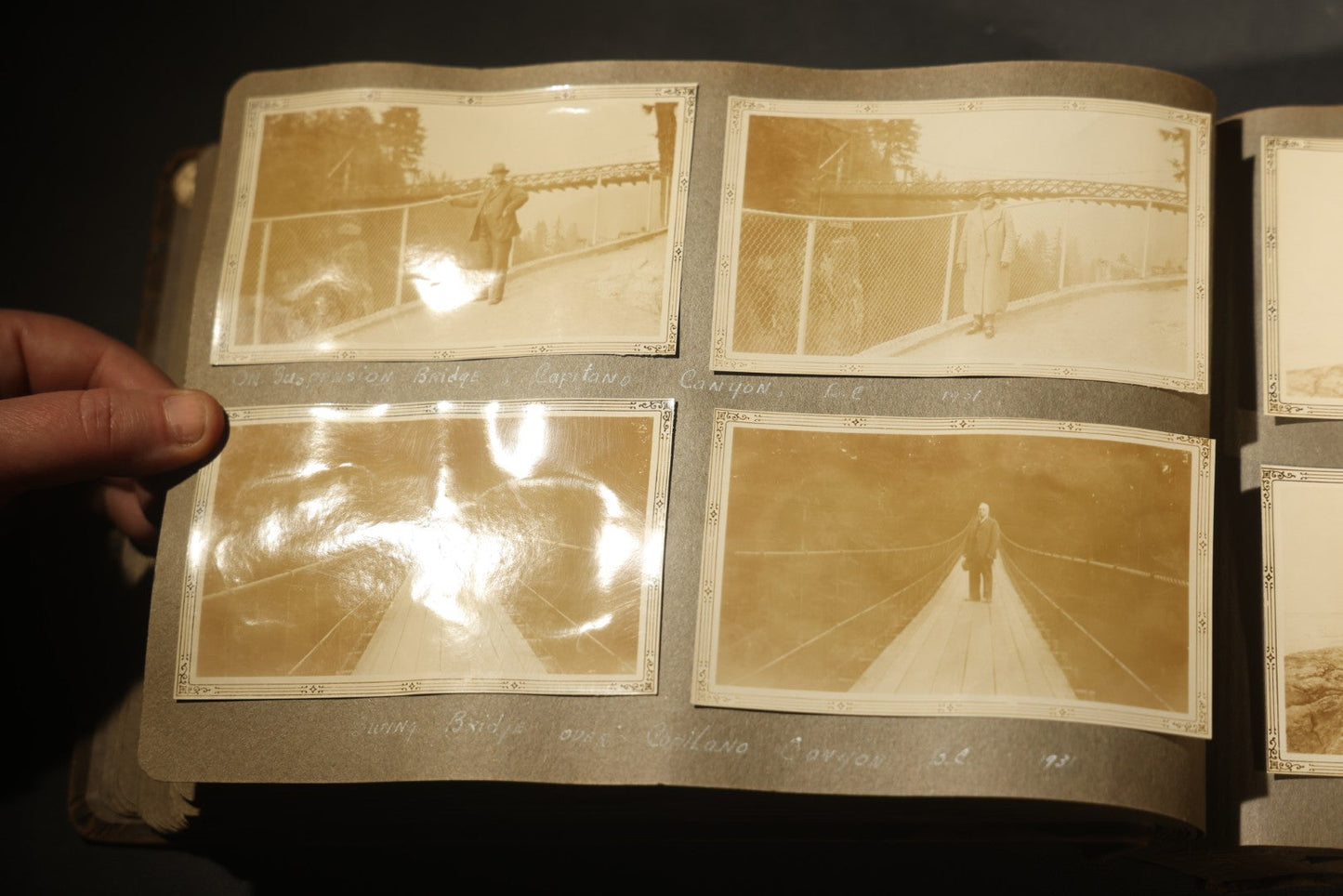 Antique Snapshot Photo Album Containing 200+ Snapshot Photographs, California Road Trip and Cross Country Travel Including Los Angeles, San Francisco, Catalina Island, Washington D.C., Niagara Falls, 1926-1930