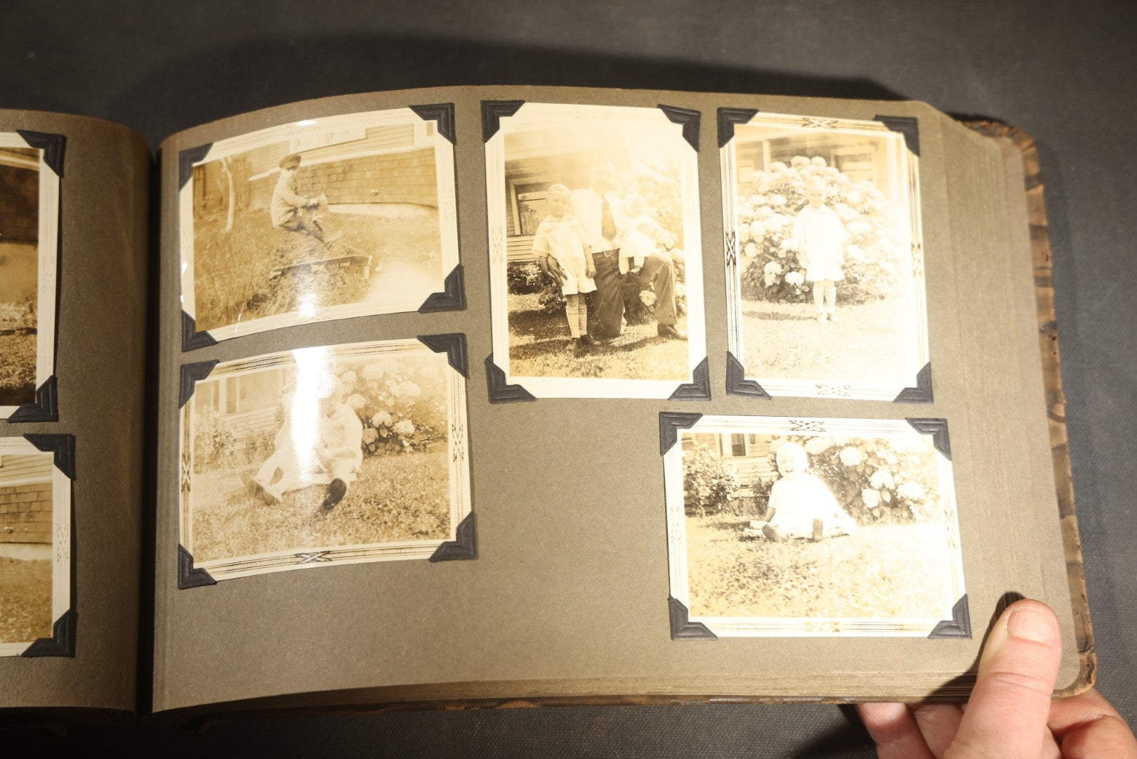 Antique Snapshot Photo Album Containing 200+ Snapshot Photographs, California Road Trip and Cross Country Travel Including Los Angeles, San Francisco, Catalina Island, Washington D.C., Niagara Falls, 1926-1930