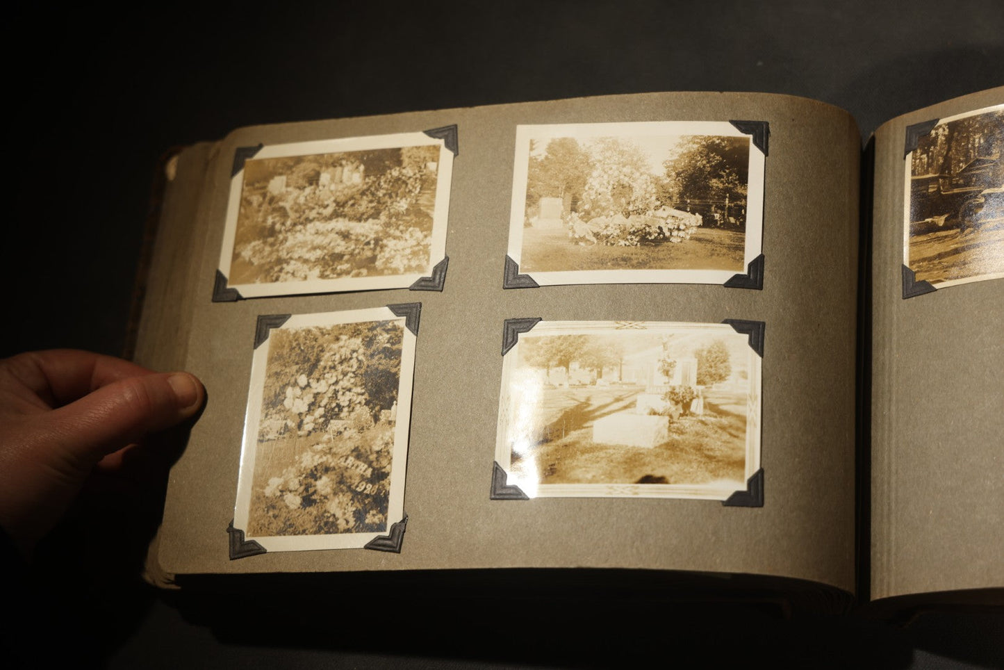Antique Snapshot Photo Album Containing 200+ Snapshot Photographs, California Road Trip and Cross Country Travel Including Los Angeles, San Francisco, Catalina Island, Washington D.C., Niagara Falls, 1926-1930
