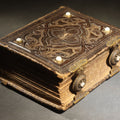 Lot 084 - Antique Portrait Photo Album Containing 32 Tintype Photographs and 11 Carte de Visite C.D.V. Photographs, Leather Binding with Gauffered Edges, manufactured by Altemus & Co., Philadelphia, circa 1860s
