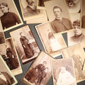 Lot 099 - Grouping of 20 Antique Cabinet Card Photographs, mostly by J.L. Skrivseth, Hillsboro, Dakota Territory, Men and Women Portraits