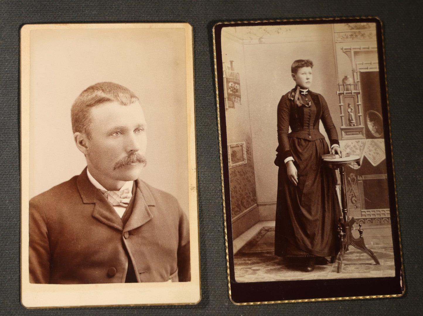 Grouping of 20 Antique Cabinet Card Photographs, mostly by J.L. Skrivseth, Hillsboro, Dakota Territory, Men and Women Portraits