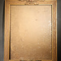 Lot 011 - Antique World War One Era Patriotic Frame with Eagle and American Flag Shield Motifs, 8-1/4" W x 10-7/8" H
