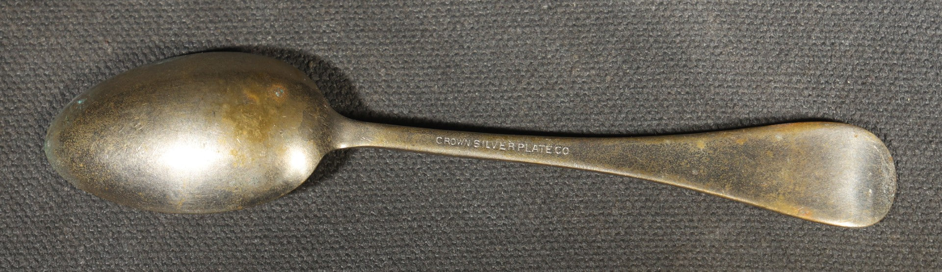 Pair of Antique Silver Plated Commemorative Military Souvenir Spoons including U.S.S. Maine and 1918 World War I Armistice