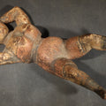 Lot 059 - Antique Cast Iron "Naughty Nellie" Figural Boot Jack with Original Polychrome Paint, 9-1/2" L