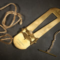 Lot 066 - Modern Reproduction U.S. Stadia Infantry and Cavalry Rangefinder Tool, Manufactured by Frankford Arsenal, 5-1/4" L