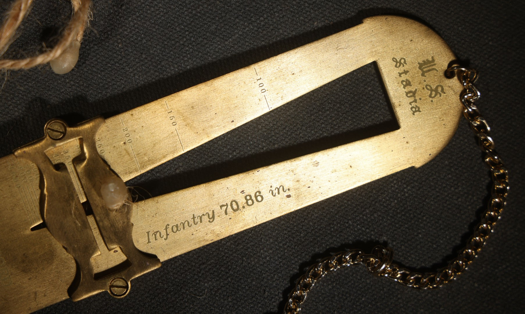 Modern Reproduction U.S. Stadia Infantry and Cavalry Rangefinder Tool, Manufactured by Frankford Arsenal