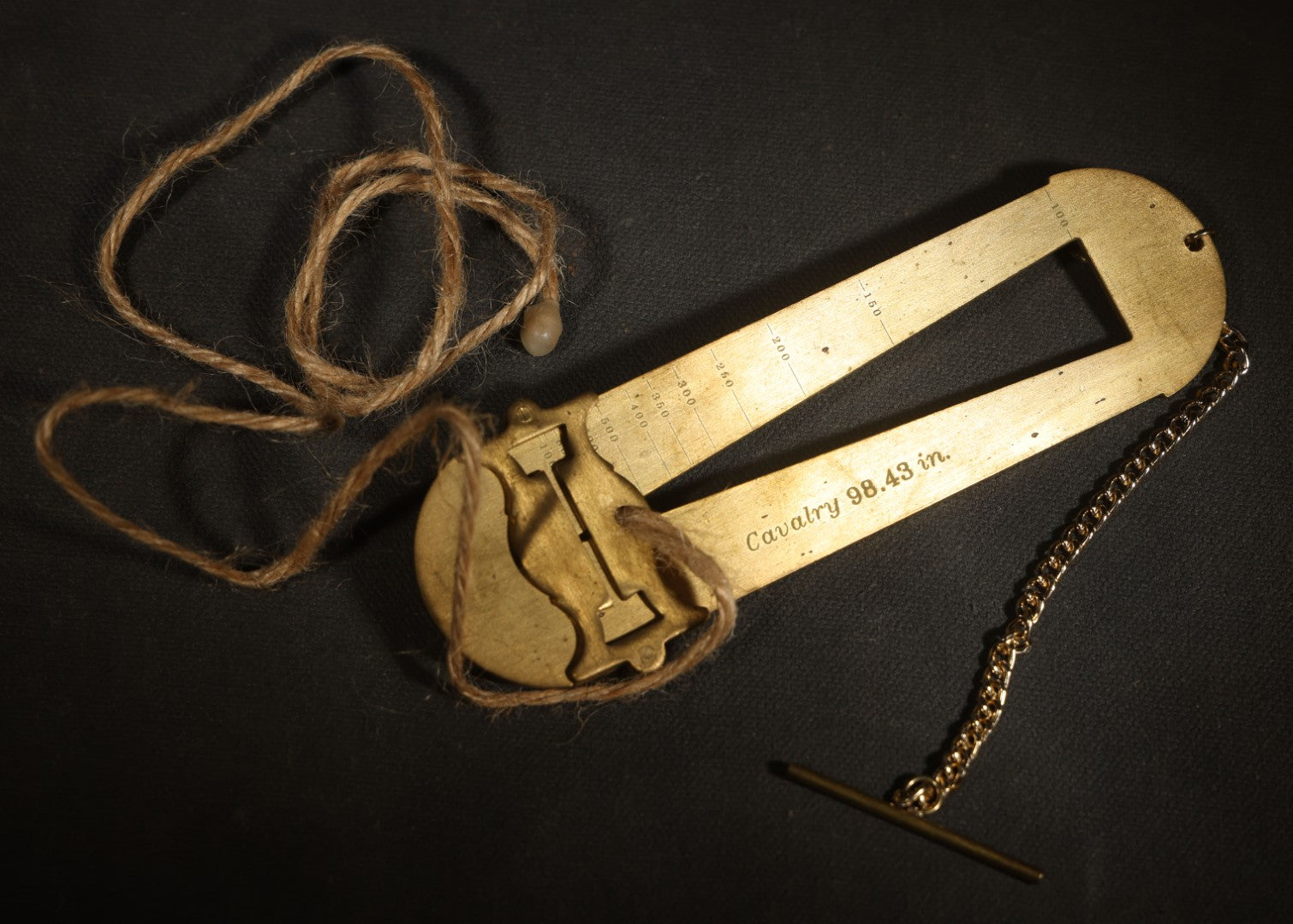 Modern Reproduction U.S. Stadia Infantry and Cavalry Rangefinder Tool, Manufactured by Frankford Arsenal