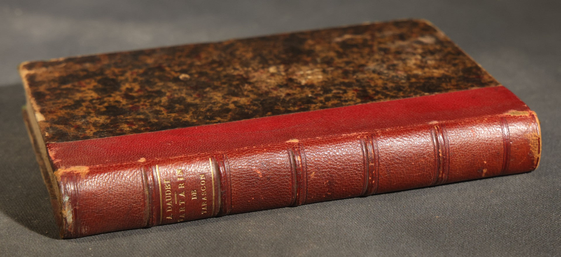 "Tartarin de Tarascon" Antique French Literature Book by Alphonse Daudet, Collection Guillaume, Published by Ernest Flammarion, Paris