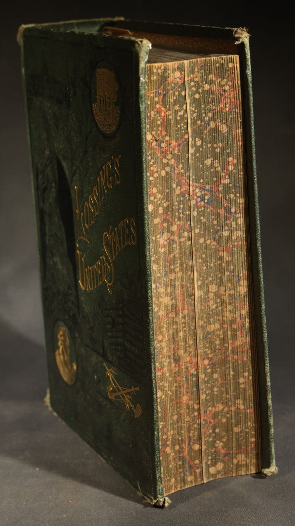 "Lossing's New History of the United States" Antique American History Book by Benson J. Lossing, LL.D., Published by Gay Brothers & Co., New York, 1892
