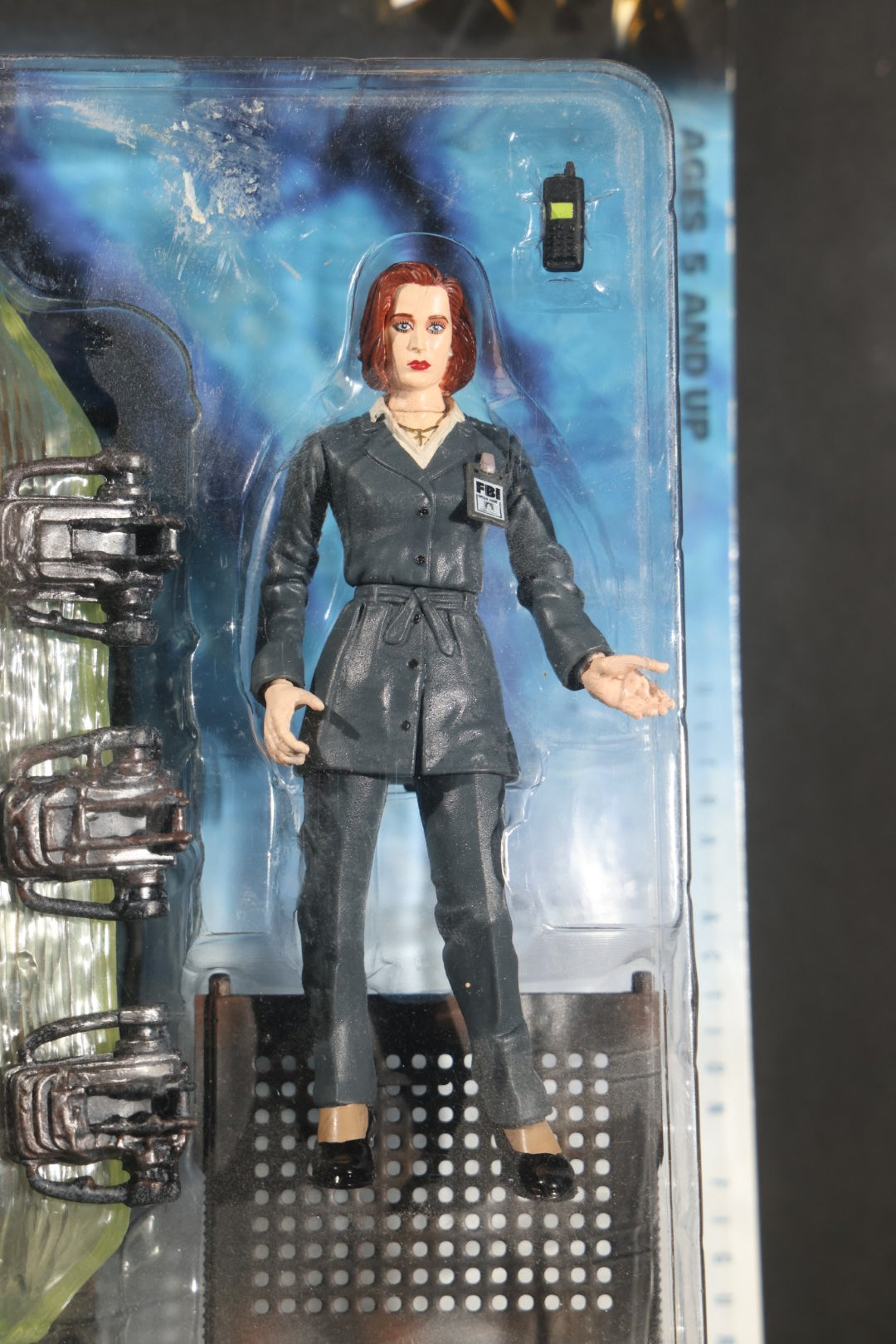 Pair of Vintage "The X-Files" Action Figures in Original Packaging including Agent Dana Scully and Agent Fox Mulder, Series One, McFarlane Toys, 1998