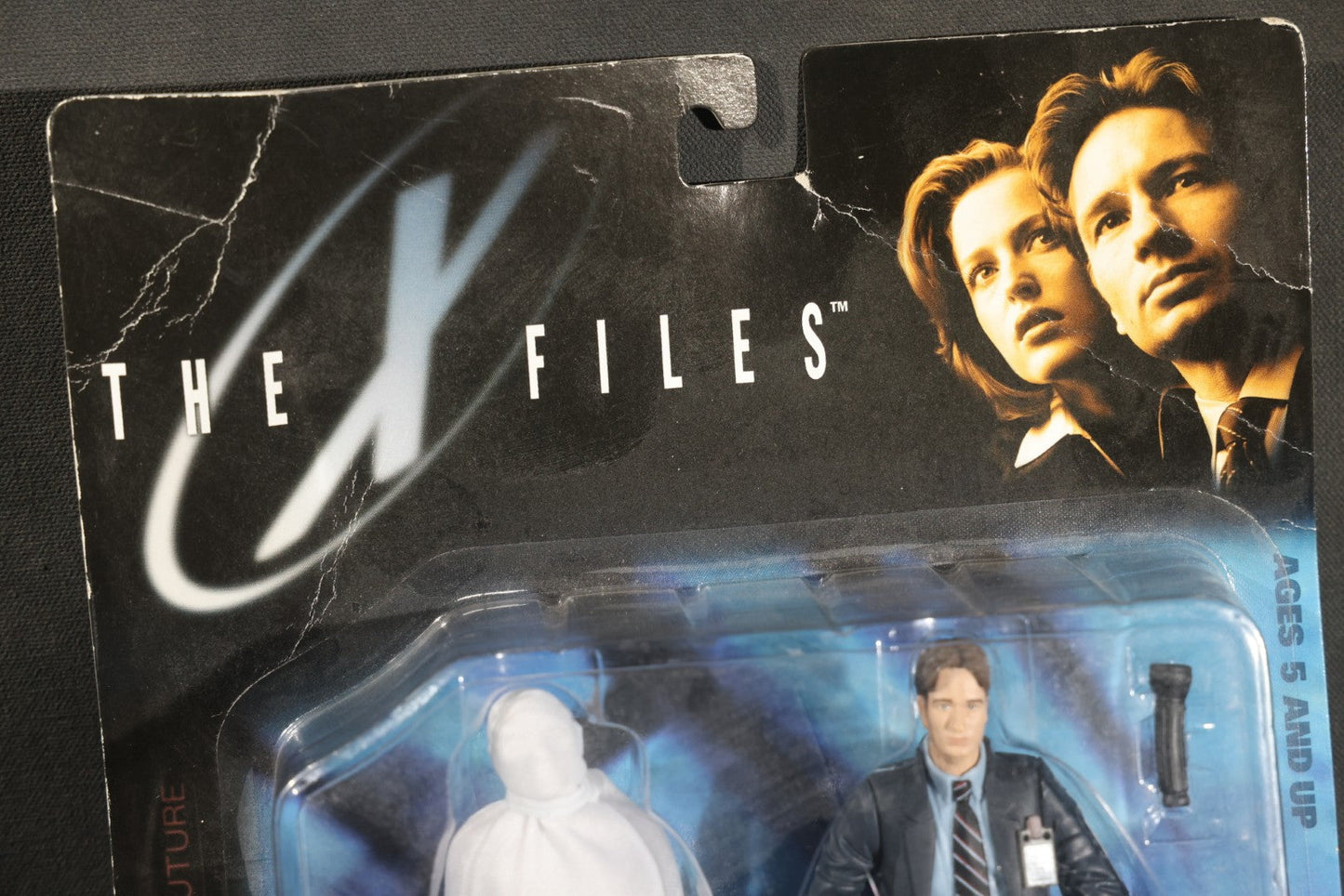 Pair of Vintage "The X-Files" Action Figures in Original Packaging including Agent Dana Scully and Agent Fox Mulder, Series One, McFarlane Toys, 1998