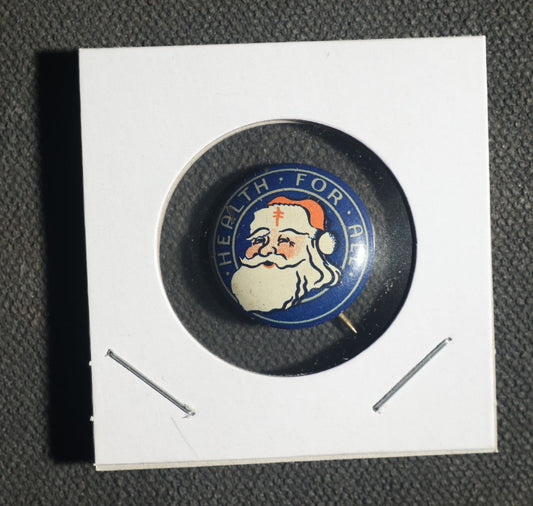 Santa Claus Button, "Health for All"