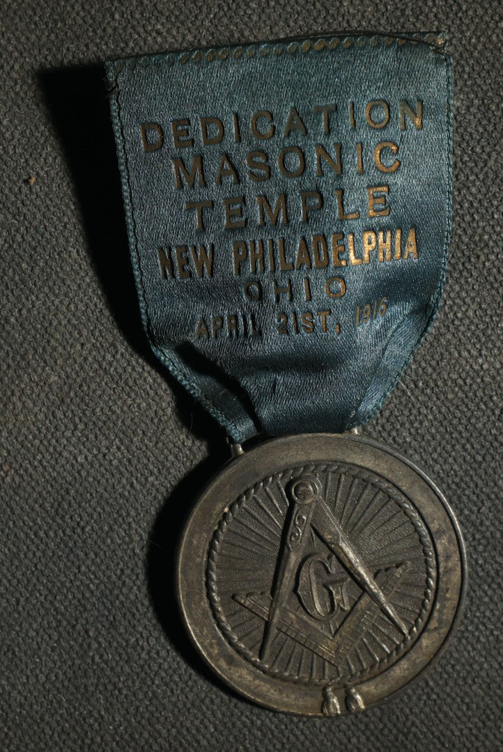 Masonic Temple, New Philadelphia, Ohio Medal, 1916