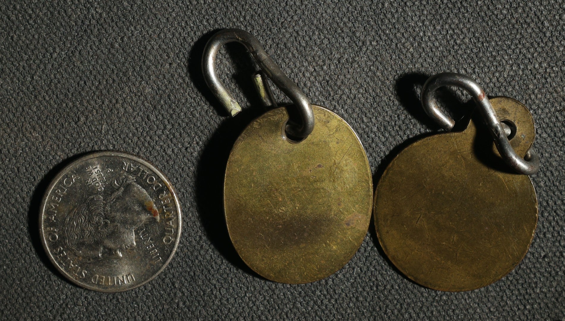 Pair of Vintage Dog Licenses, Norwood Mass 1937 and Maynard Mass 1926