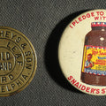 Lot 005 - Pair of Advertising Items, Pure Leaf Lard and Snaider's Syrups