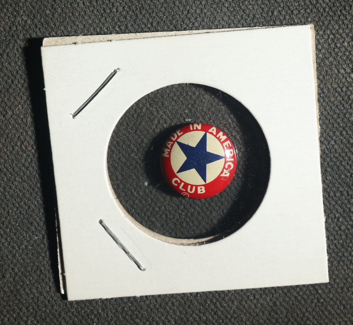 Trio of Buttons, Made in America Club, First National, and Kans