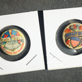 Lot 010 - Pair of Rally Day Buttons, "God's Gospel Our Salvation"