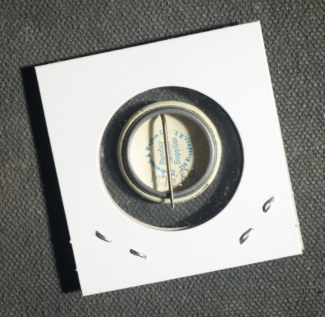 Pair of Rally Day Buttons, "God's Gospel Our Salvation"