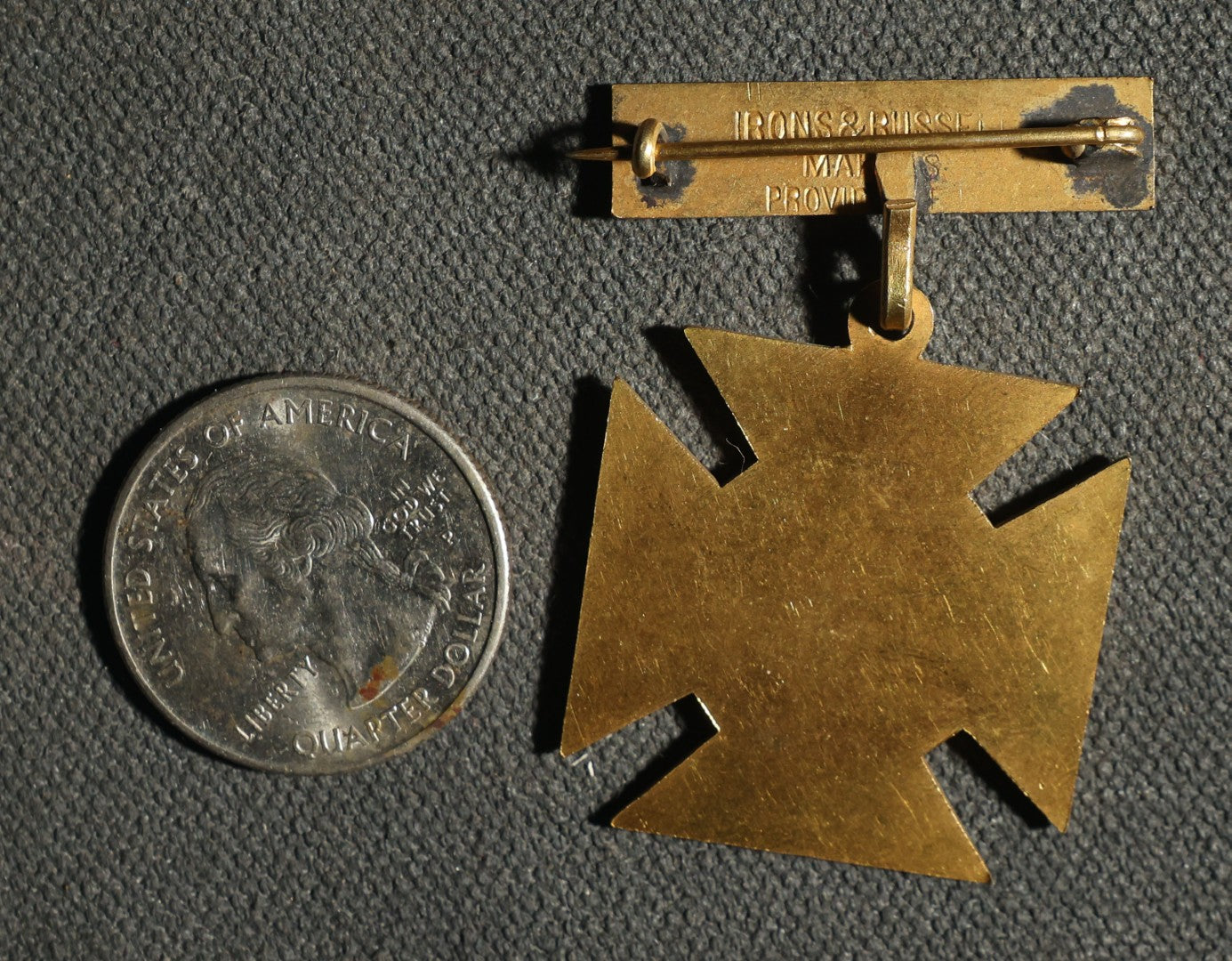 Washington Commandery Fratnernal Medal, Boston, 1897