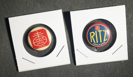 Fair of National Biscuit Company Advertising Buttons Including Ritz Crackers
