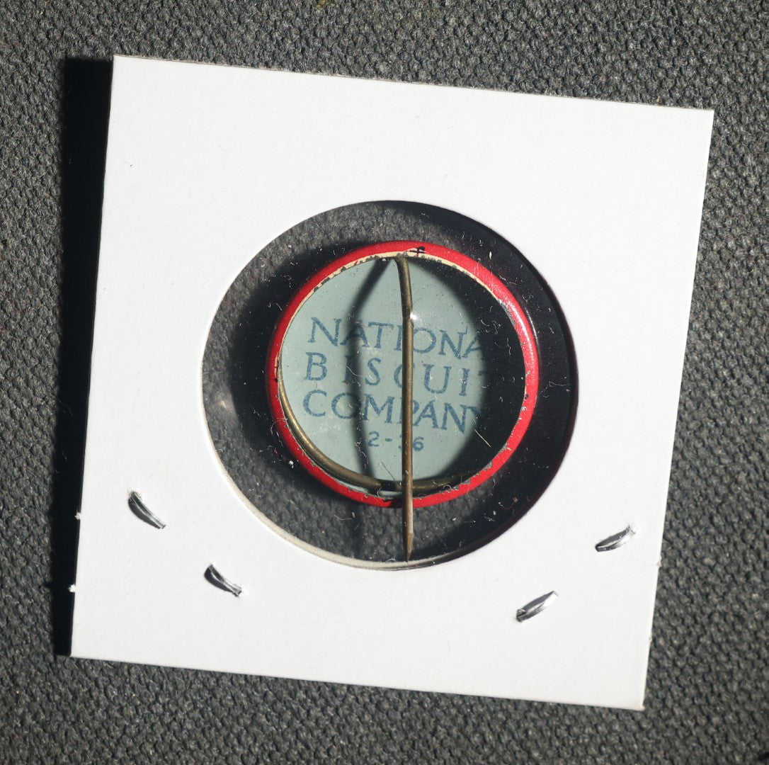 Fair of National Biscuit Company Advertising Buttons Including Ritz Crackers