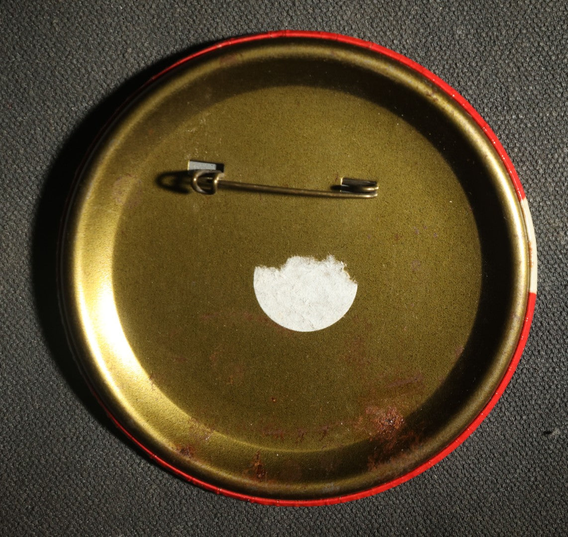Pair of Large Novelty Buttons, Official Falsie Inspector