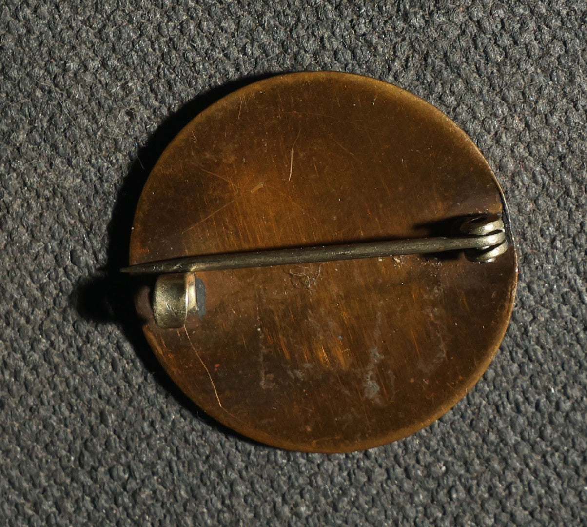 Trio of Pins Including National Rifle Association of America, AFL-CIO Screw Back, and P.M. Convention Atlantic City 1919