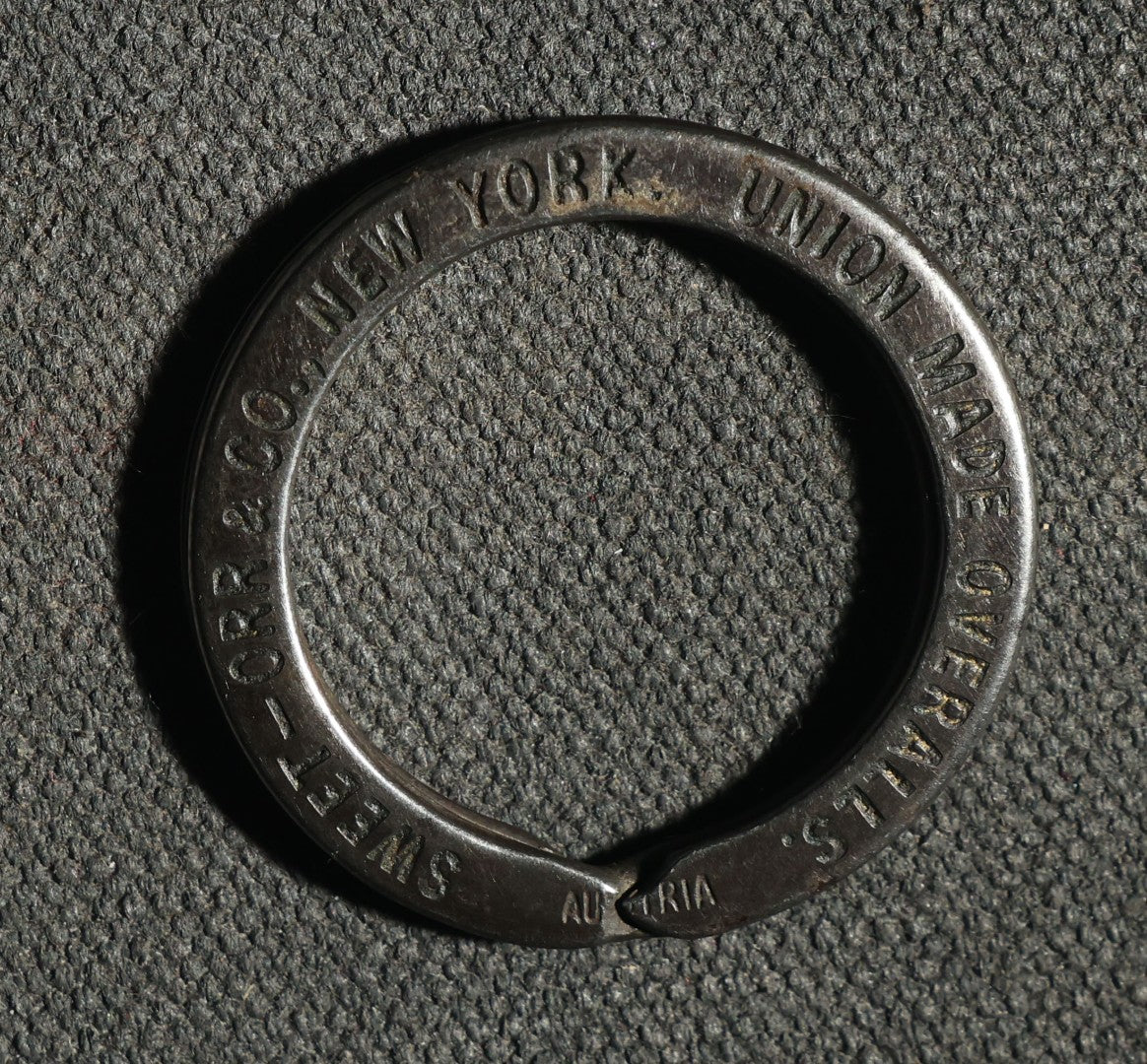 Trio of Clothing Related Advertisements Including Koveralls and Union Made Shoes Buttons, and Sweet-Orr Union Made Trousers and Overalls Key Ring