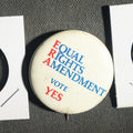 Lot 029 - Trio of Political Buttons Including Votes for Women, Equal Rights Ammendment, and Peace Corps