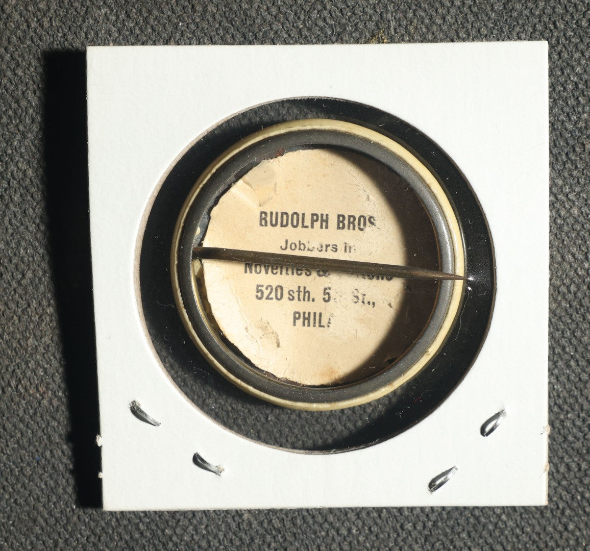 Pair of Buttons, National Federation of Business and Professional Women's Clubs 1919 and Workingmen Walking Delegate Lowell Opera House