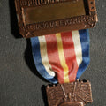 Lot 041 - Philadelphia VFW Ladies Auxiliary 41st National Encampment 1954 Ribbon and Medal