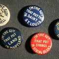 Lot 044 - Five Buttons, "I'm That Guy," Advertisements for Clix Cigarettes
