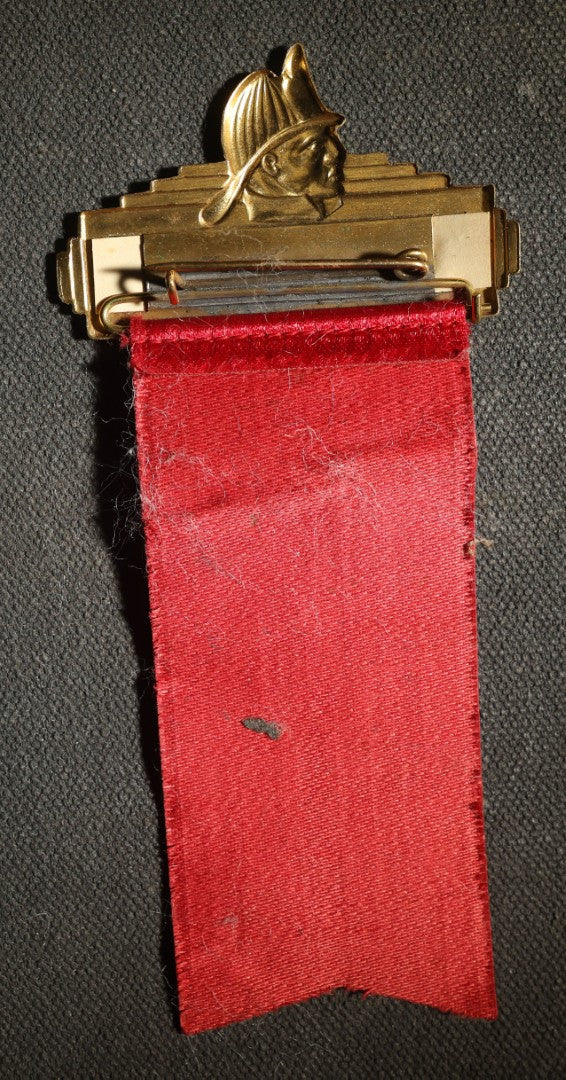 Blank Firemen's Red Ribbon