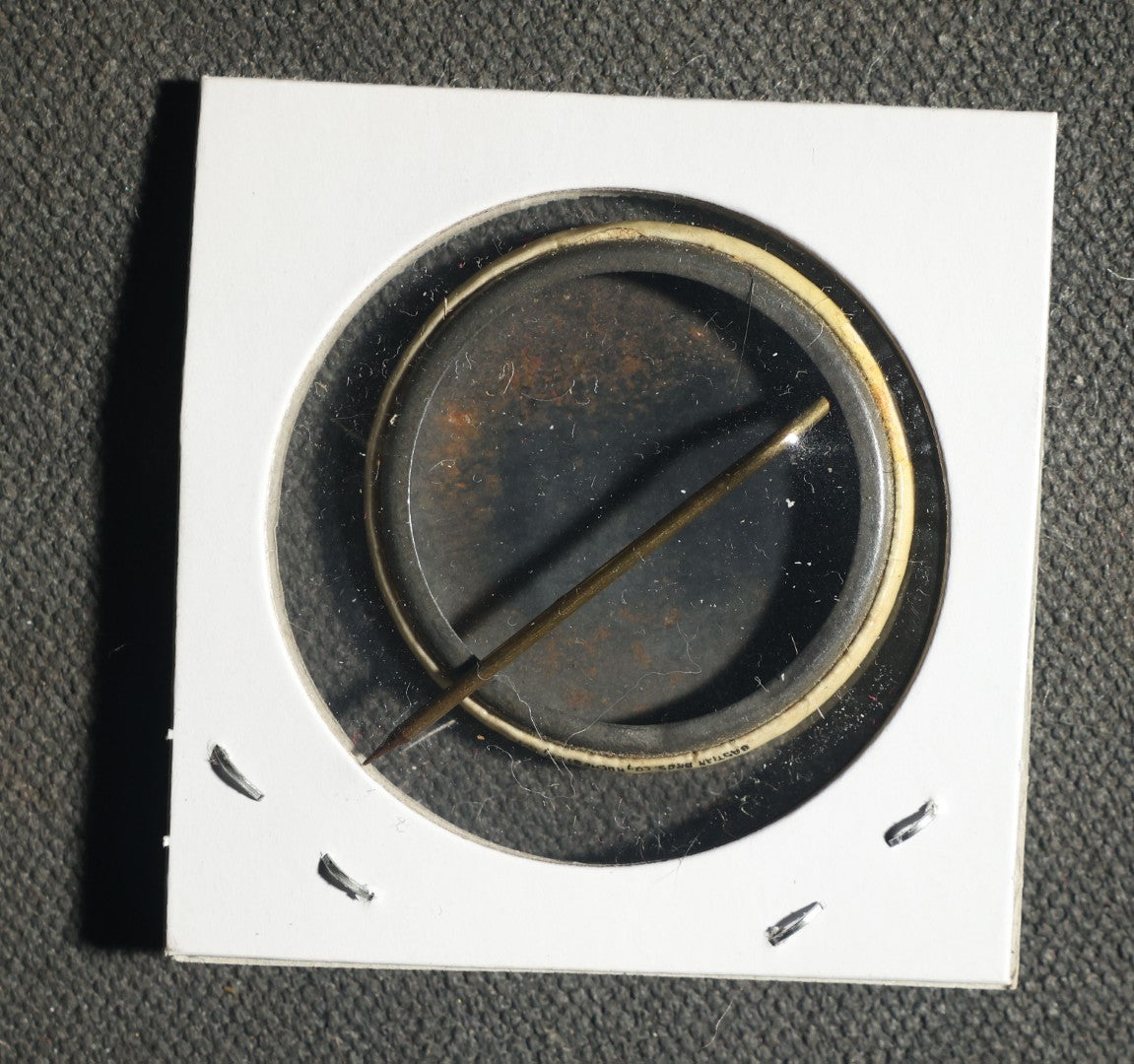 Pair of Cartoon Buttons Including Sunny Jim Bran-Dandies Advertisement and Oswald Ostrich