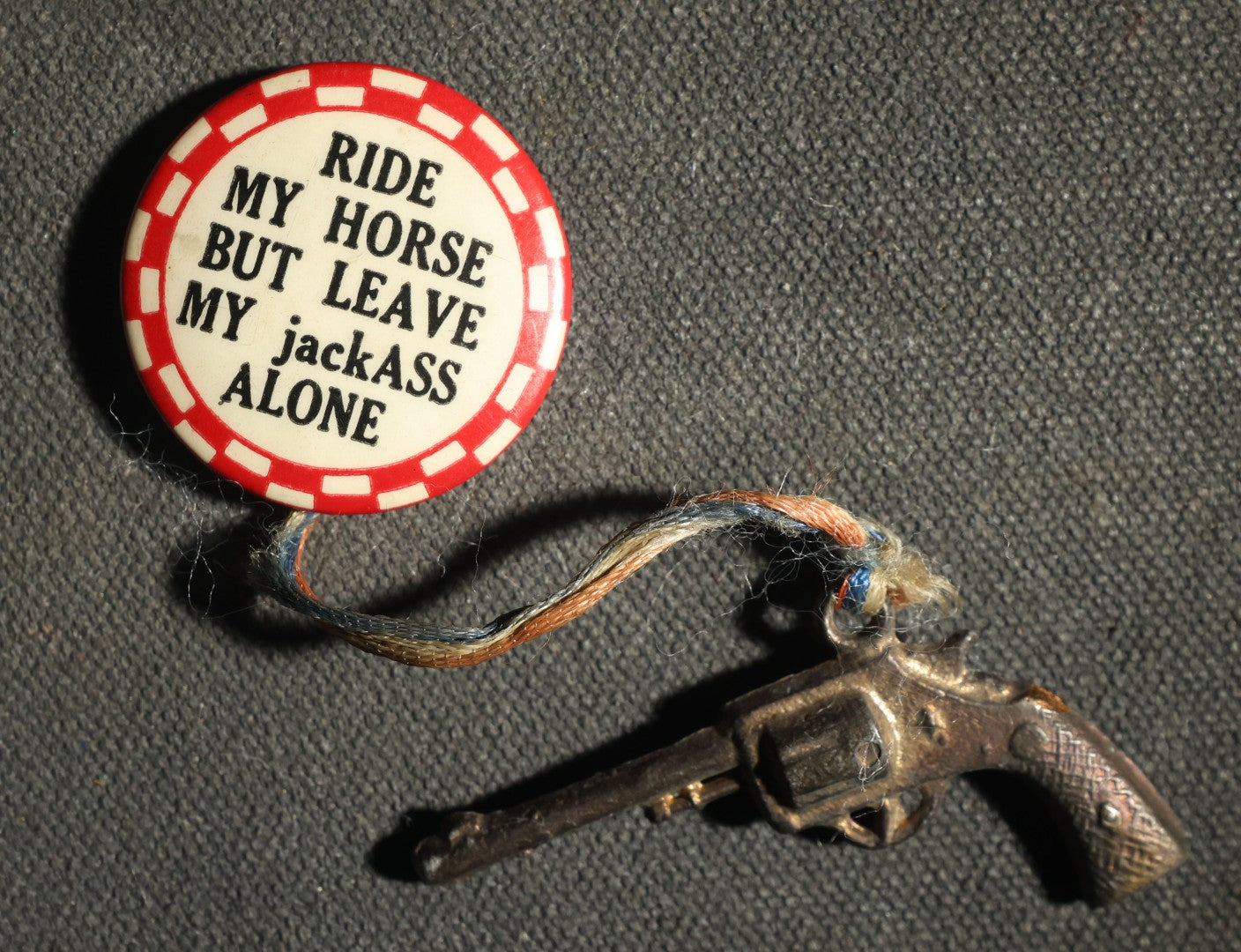 Ride My Horse by Leave My Jackass Alone Button with Dang Metal Gun