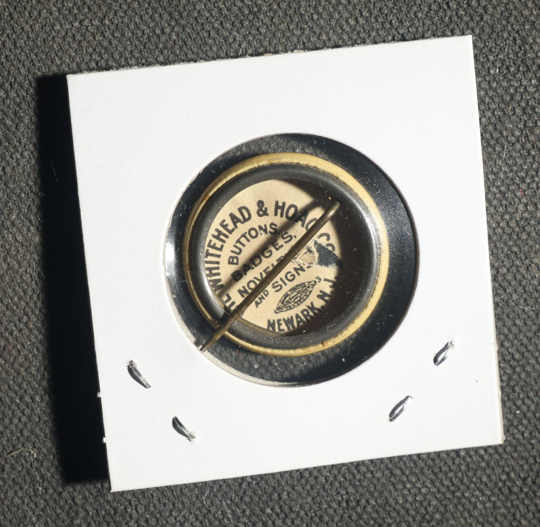 Pair of Political Action Buttons, I AM for Consolidation and Register for August 26th