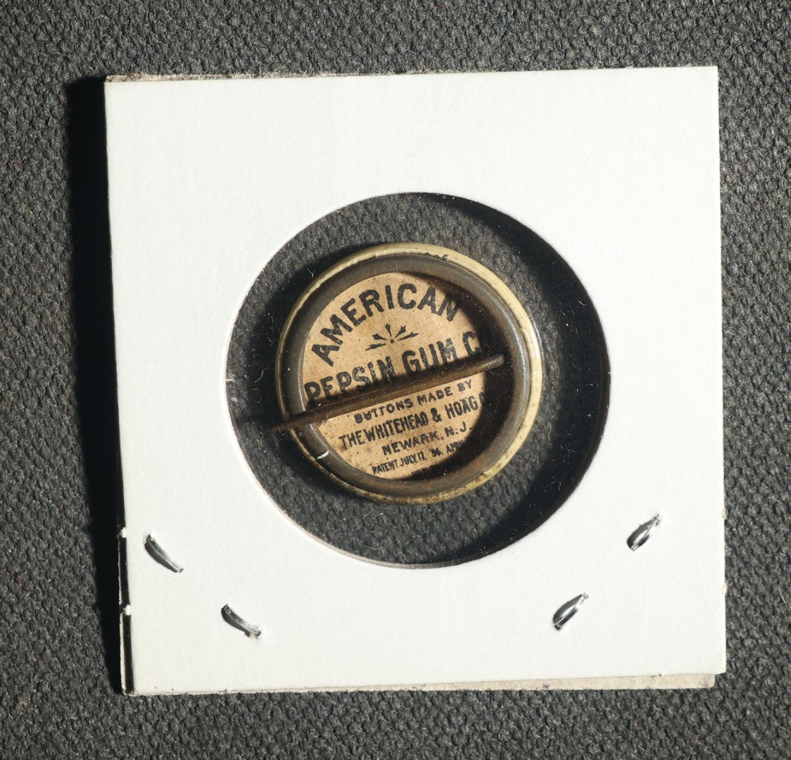 Four President Buttons Including Two Abraham Lincoln, Martin Van Buren, and William Henry Harrison