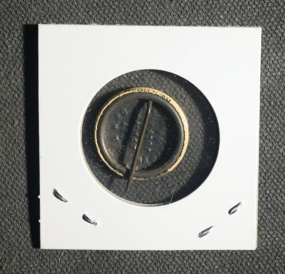 Four President Buttons Including Two Abraham Lincoln, Martin Van Buren, and William Henry Harrison
