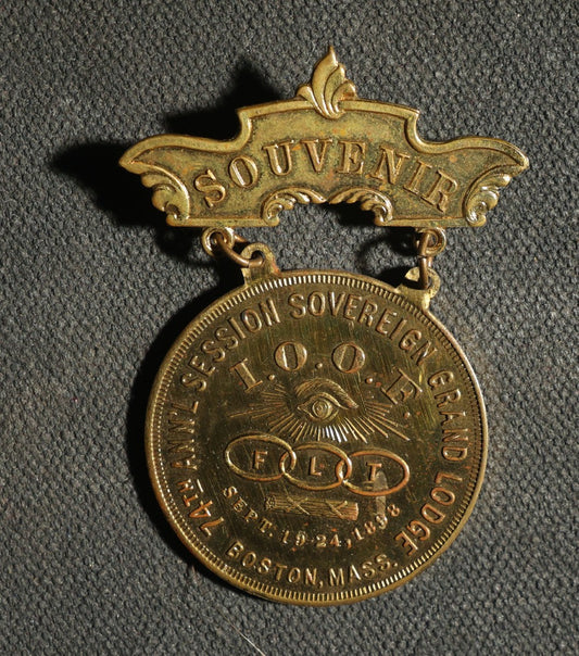 Independent Order of Odd Fellows Souvenir Medal, 74th Annual Session Sovereign Grand Lodge, September 19-24, 1898